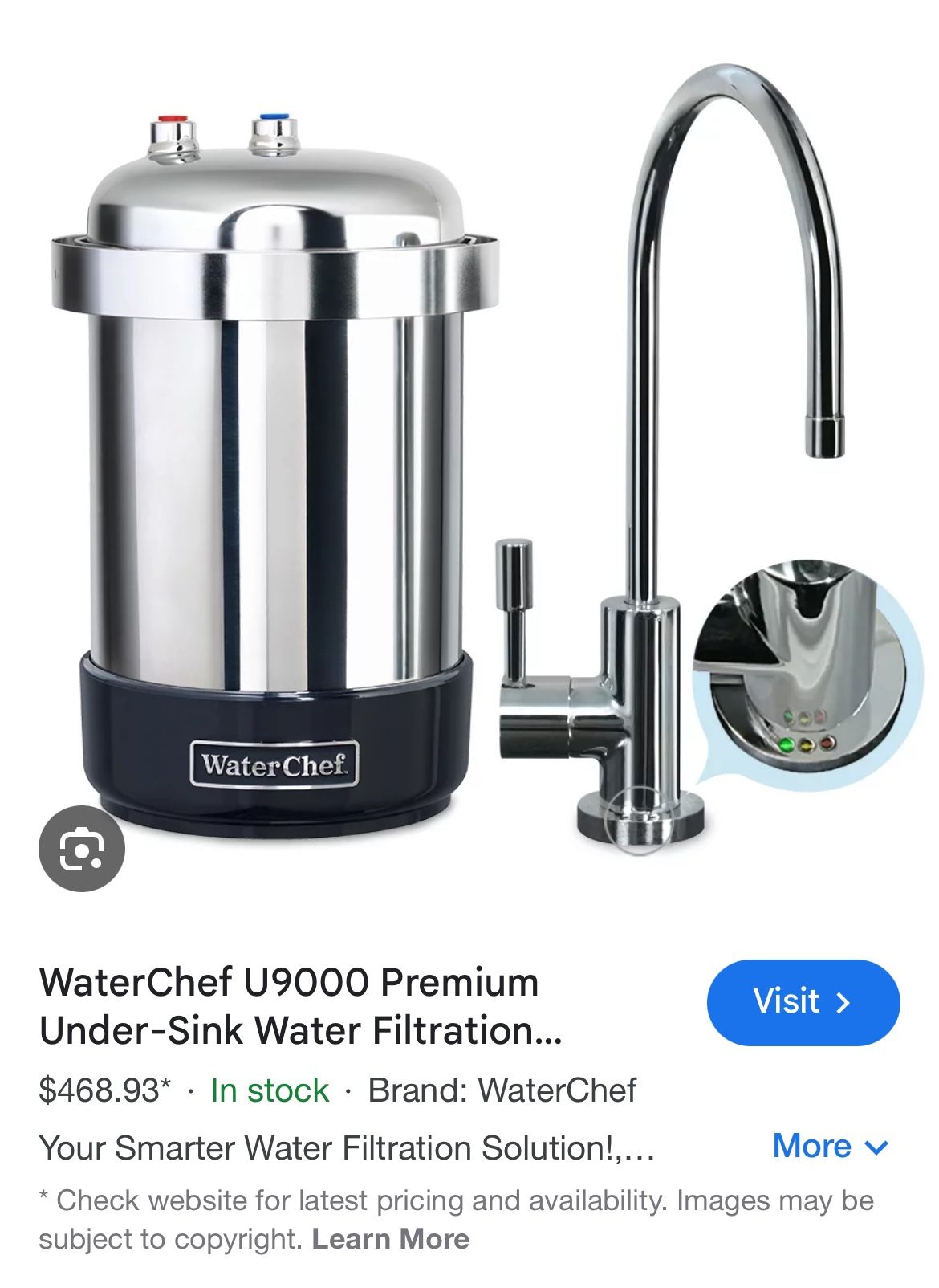 Under Sink Water Filtration System