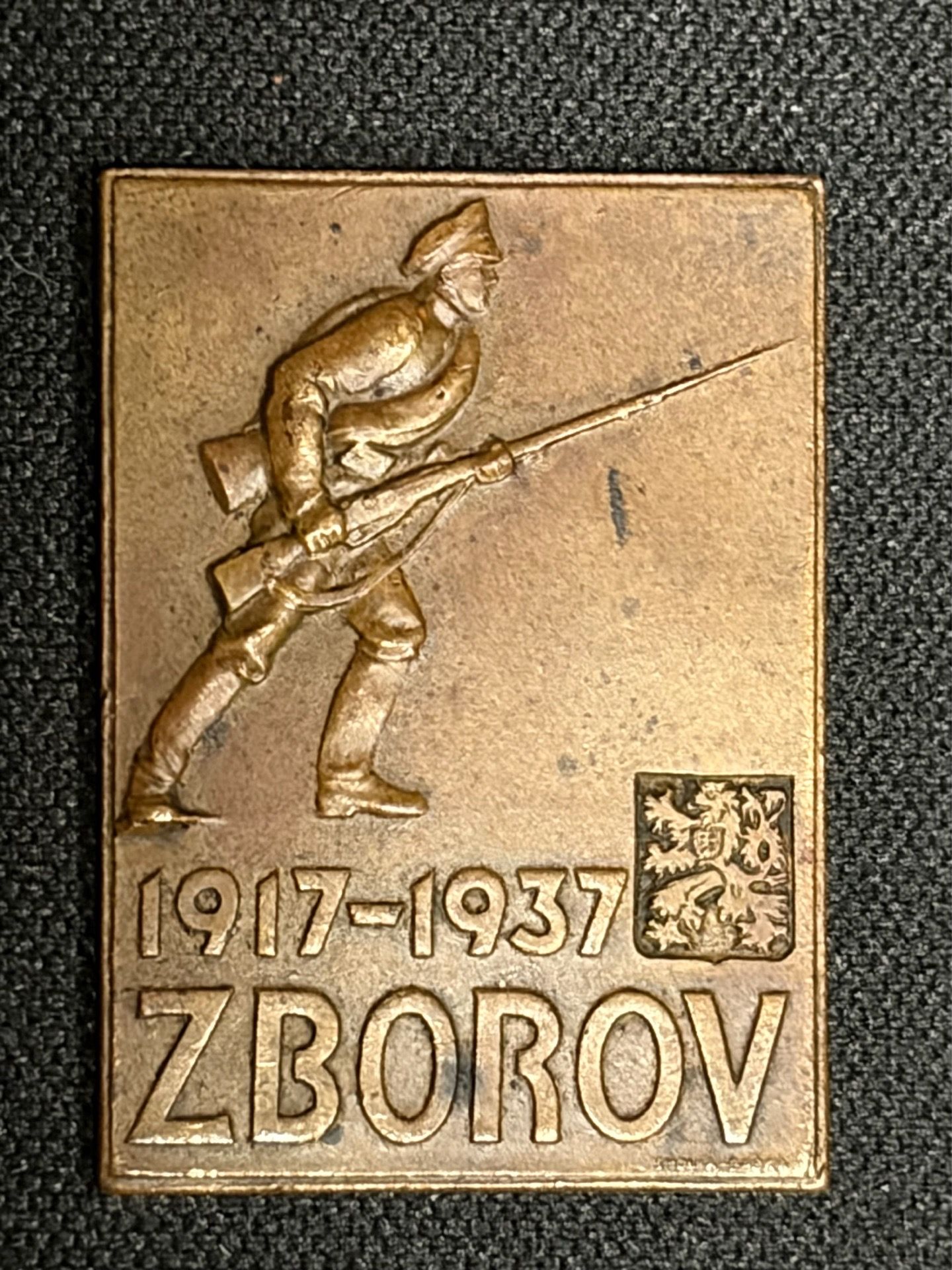 Zborov 1917 Czech commemorative badge