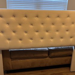 Linen Queen, Headboard, And Railing