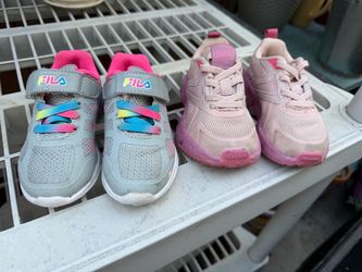Fila or Reebok Kids Sneakers size 6 used twice $15 each pair