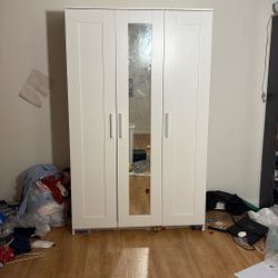 White Closet Cabinet, Pick Up Only, H 75, Width 20” Length 46” $20
