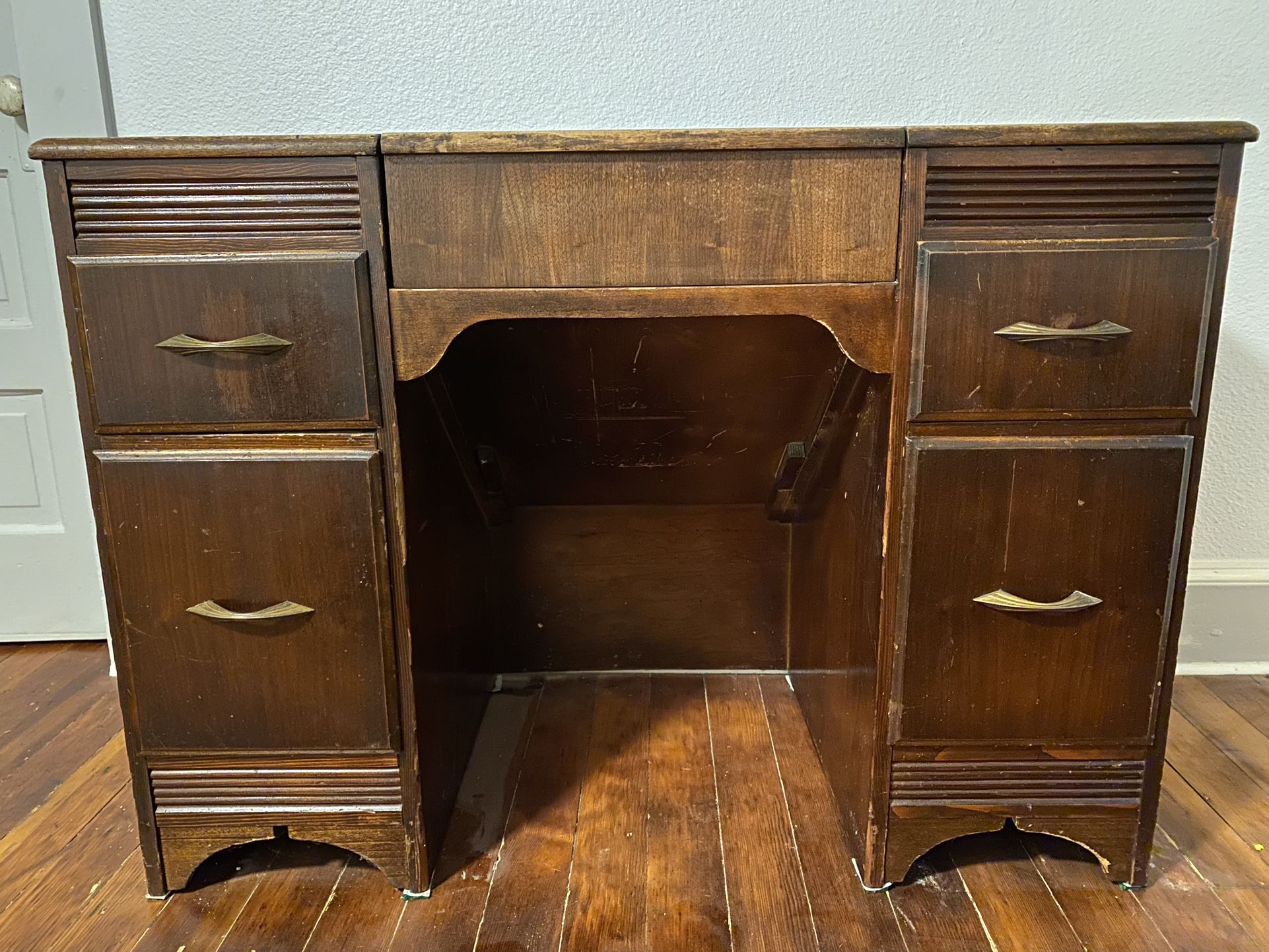 Antique Hideaway Typewriter Desk