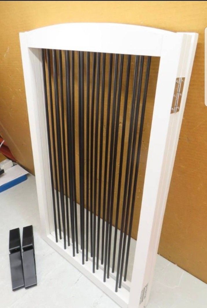 Dog Fence Indoor - 3-Panel Freestanding Dog Gate, 32"