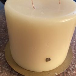 Partylite 3 Wick Pillar Candle