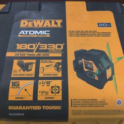 DeWALT 20V Green Cross Line Laser Level (Tool-Only)