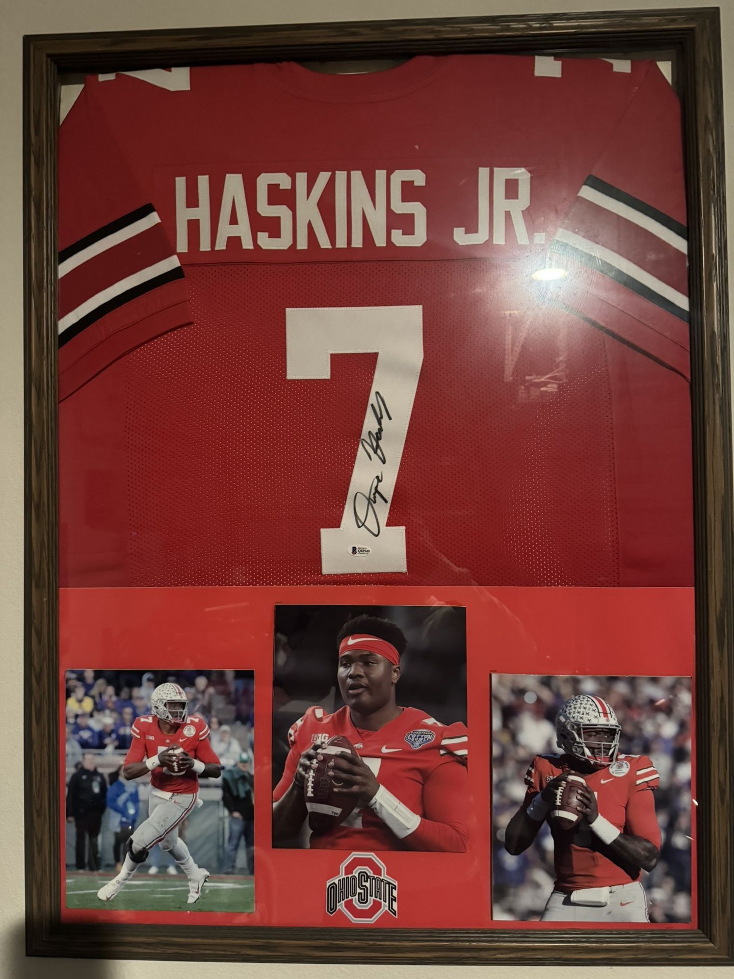 Signed / Certified Dwayne Haskins Ohio State Jersey
