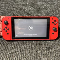 Nintendo Switch Mario Red Tablet with Joycons Only