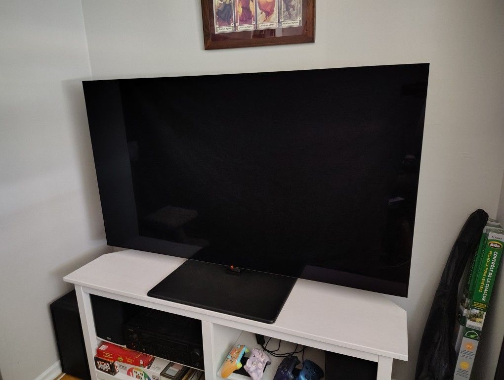 LG 65" Class C3 OLED evo 4K Smart TV (2023) with SANUS Elite Swivel TV Stand