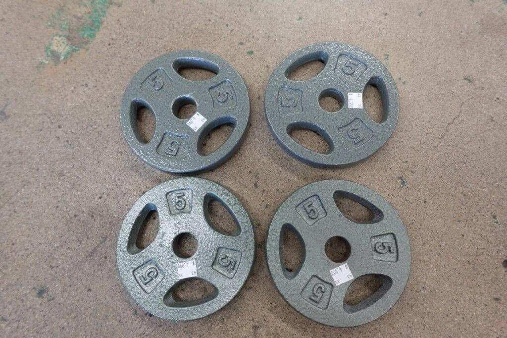 CAP Barbell 5 lb Standard Cast-Iron Weight Plate