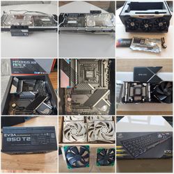 PC Parts Lot: RTX 3080 FTW3 w/ EK Block, ROG Maximus XIII Apex, 850W PSU, Fans + More