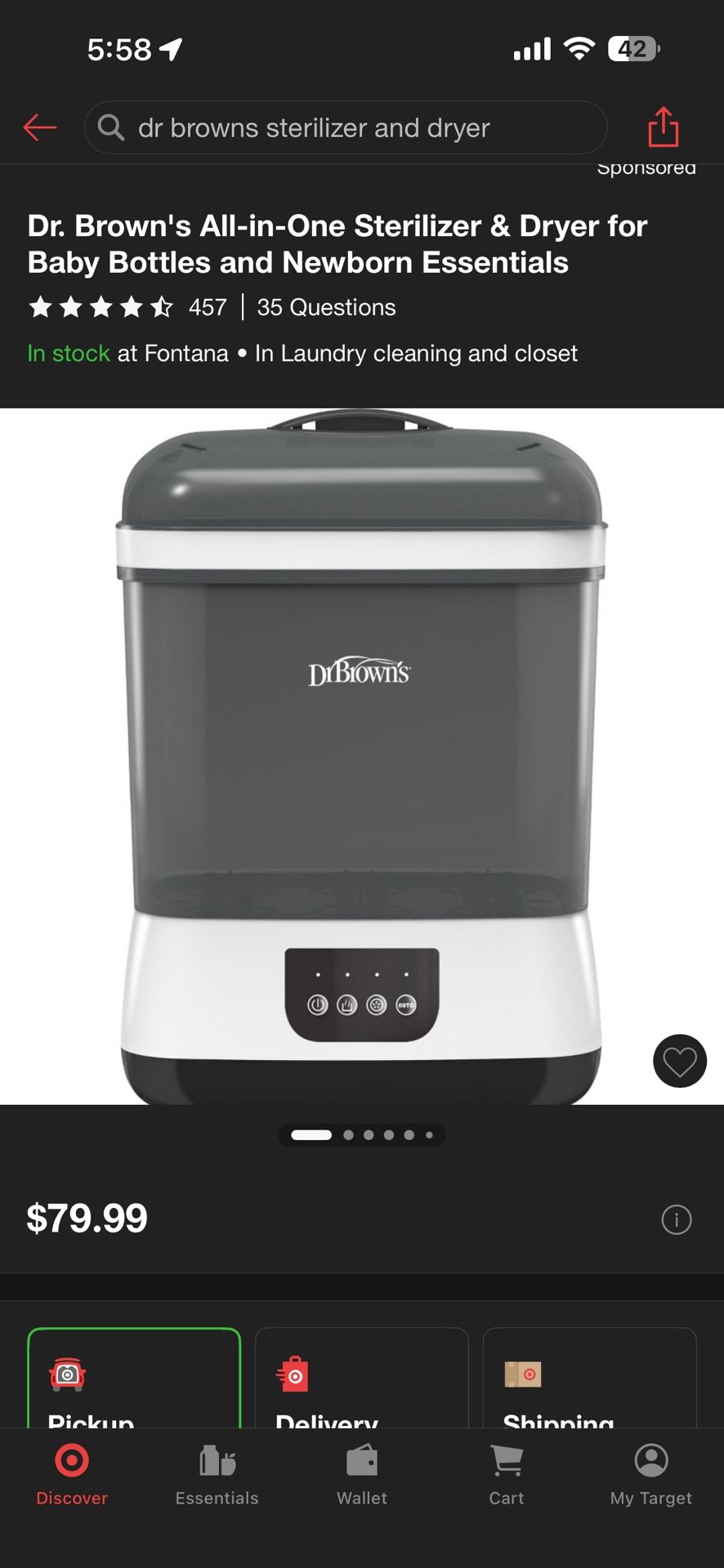 Dr. Browns Sterilizer And Dryer!