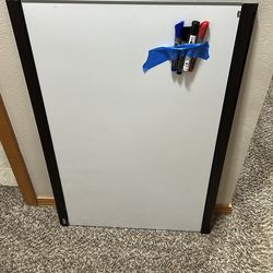 White board with 4 markers