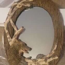 Wolf Wall Mirror 