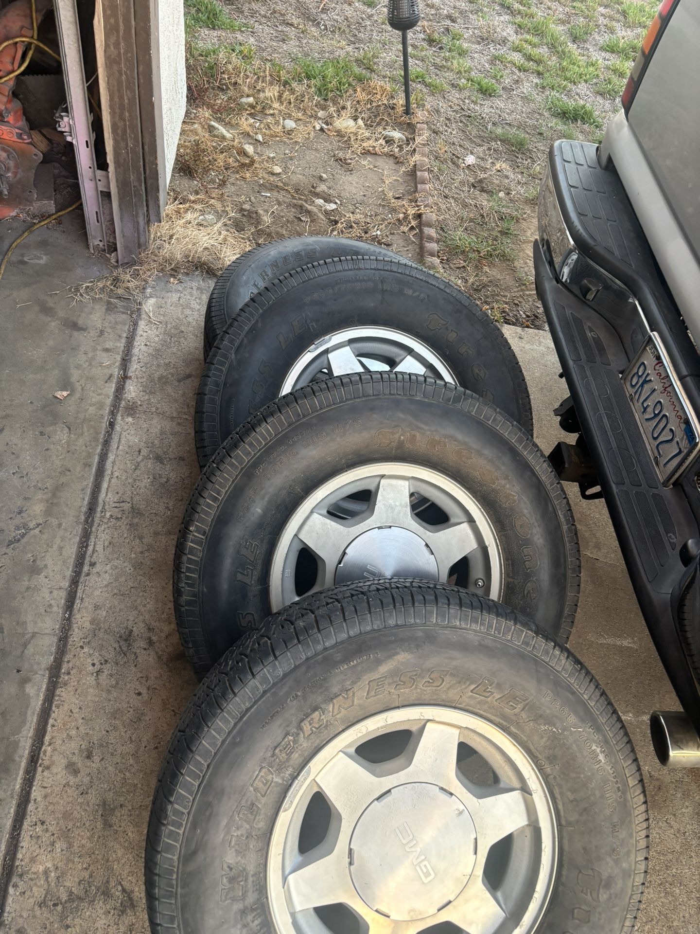 16” Stock GMC Wheels 6 Lugs
