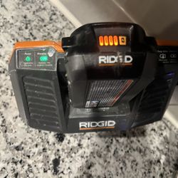 Ridged 2 AH Battery And Charger