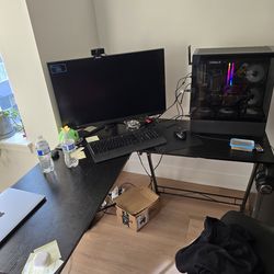 L shaped study table