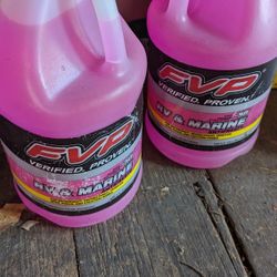 RV winterize fluids