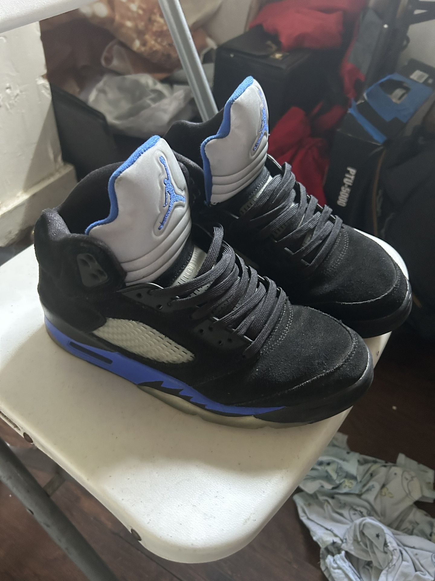 Tracer Blue Jordan 5s