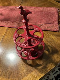 Cast Iron Vintage Egg Display. Farmhouse Design