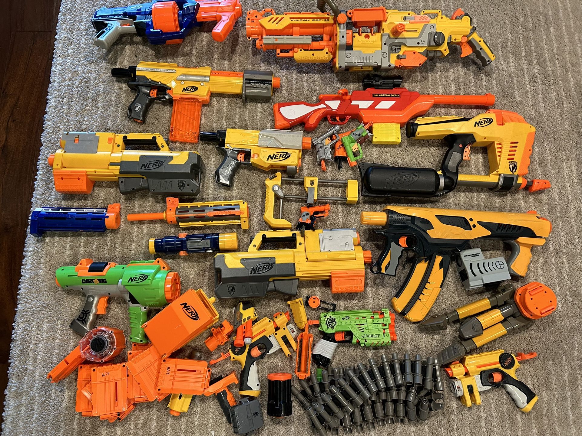 Nerf gun collection