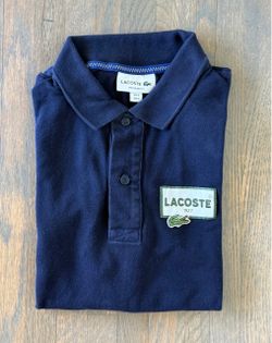Lacoste polo shirt S Regular fit Short sleeves Navy