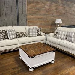 🍄 Harleson Sofa And Loveseat Set | Sectional | Sofa | Loveseat | Couch | Sofa | Sleeper| Living Room Furniture| Garden Furniture | Patio Furniture