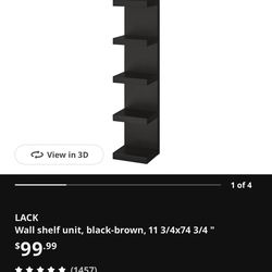 🖤 2 Modern Wall Shelf – Space-Saving + Stylish 🖤