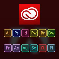 Adobe Program, Photoshop, Illustrator, Premiere and more