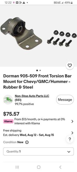 Suspension Torsion Bar Mount