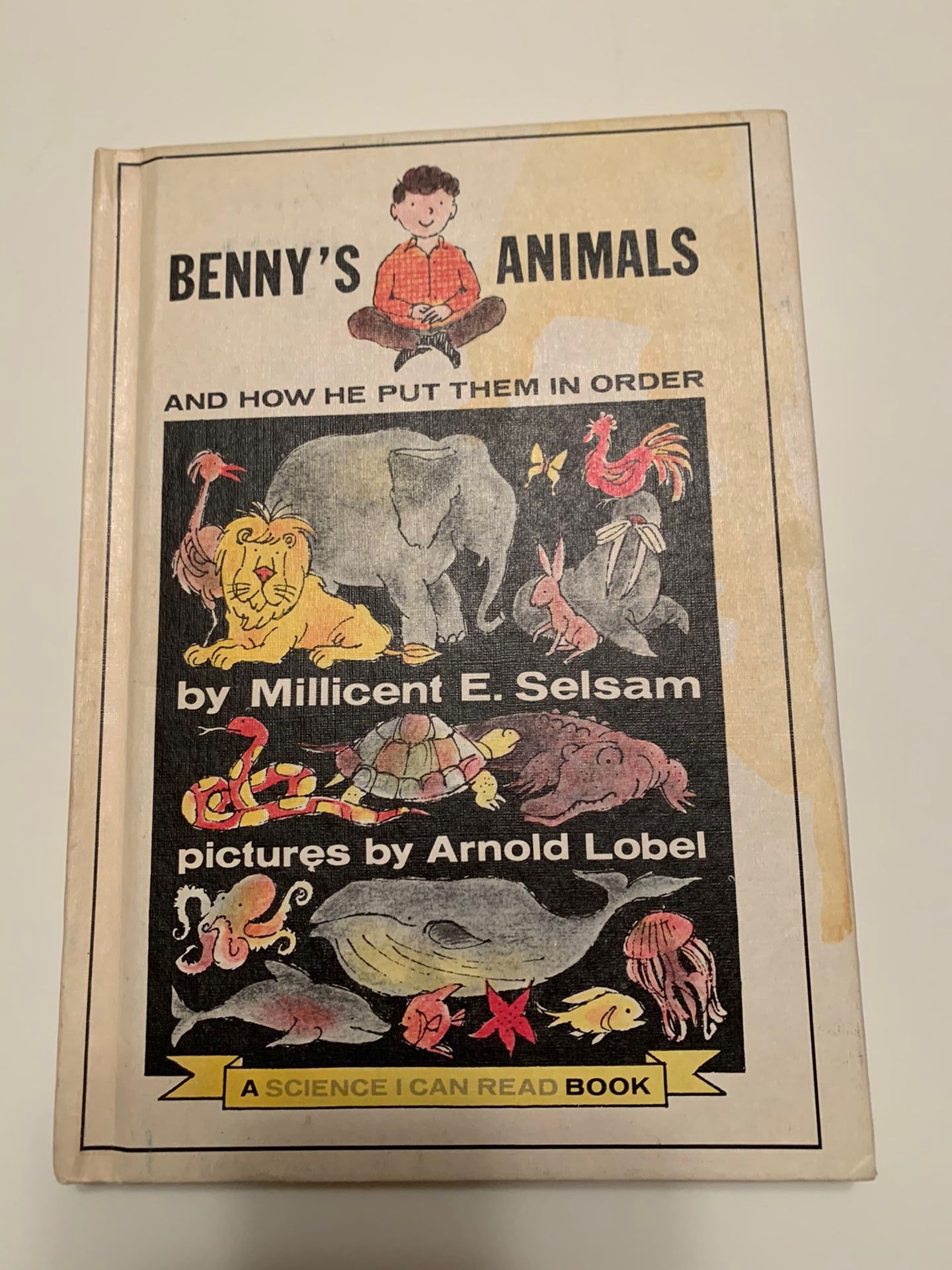 A “Science I Can Read” Book-BENNY’S ANIMALS AND HOW HE PUT THEM IN ORDER-1966