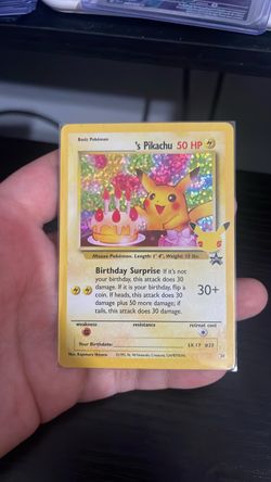 Pokémon Birthday Pikachu
