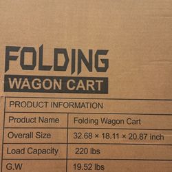 Foldable Wagon Cart 