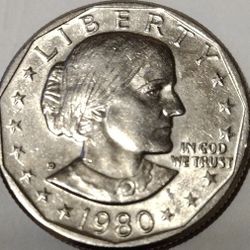 1980 Susan B Anthony 