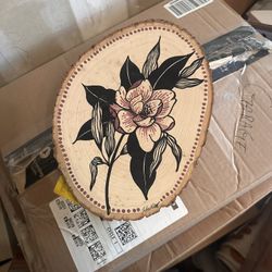 Hand Painted Wood Art 