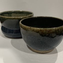 2 Artisan Pottery planter/bowls