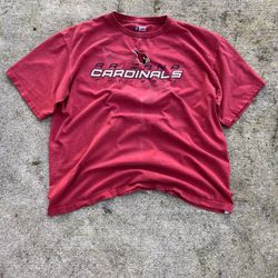 size XL Red arizona cardinals tee