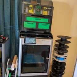 Bambu X1C with AMS, Spare Parts, and Upgrades