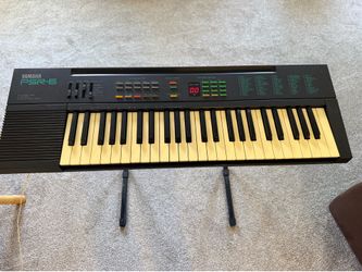Vintage Portable Electric Piano with Stand & Case - Works Great