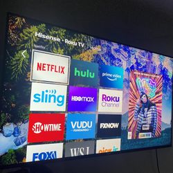 Hisense smart Tv 55 Inches With Wall Mount 