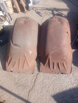 1962 62 chevy and power , super sport , original inner fender set SS