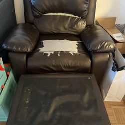 Old Leather Couch For Free