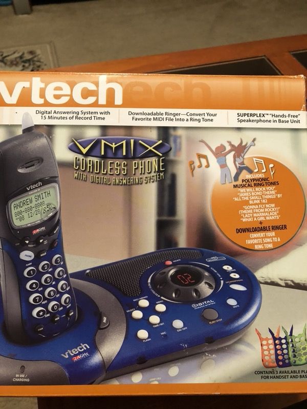 Vtech VMIX Cordless Phone With Digital Answering System Never Been Used
