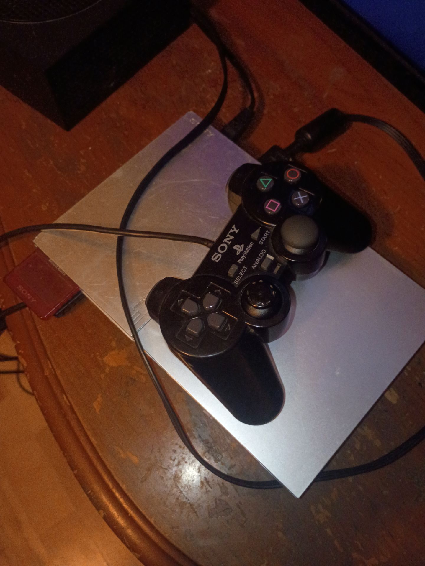 Ps2 slim with controller and memory card