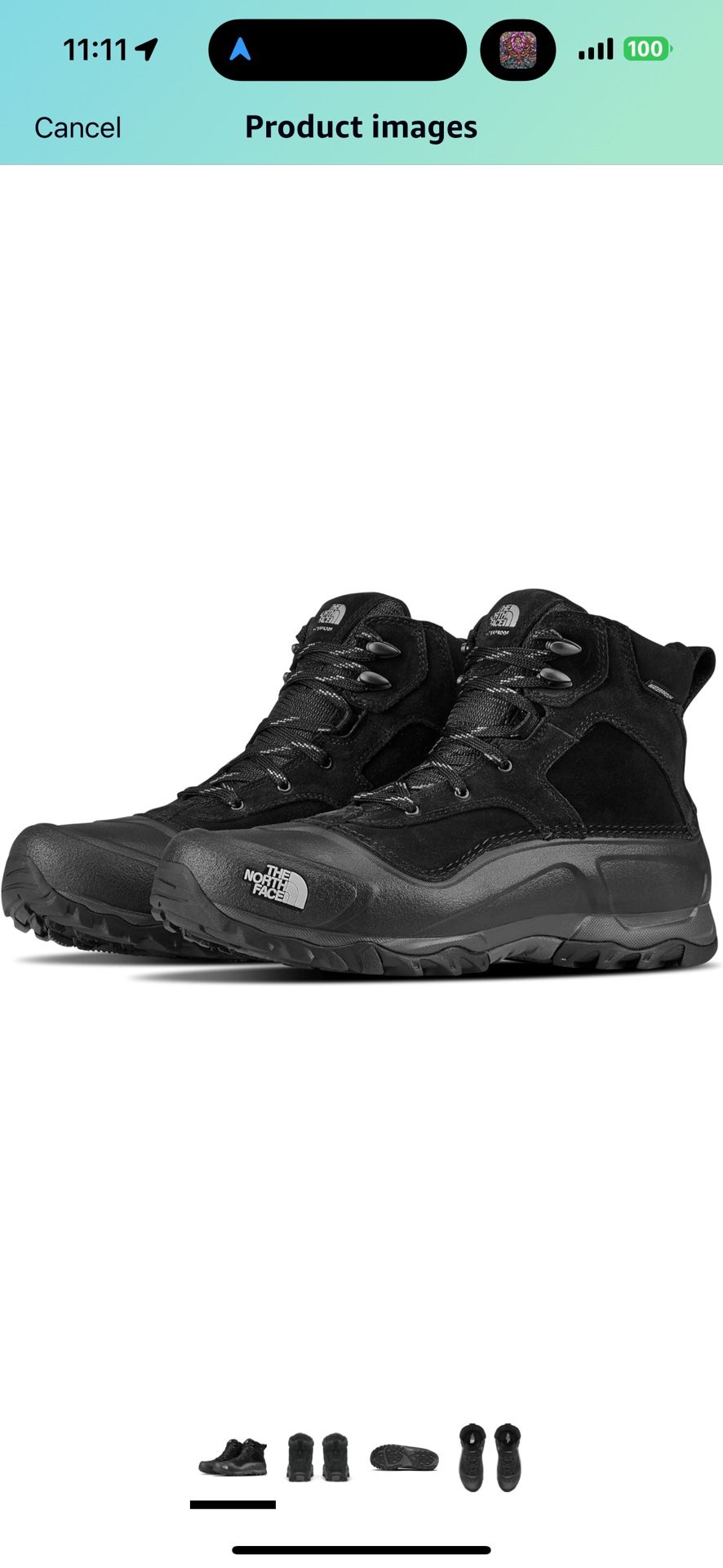 North Face Snowfuse Cold Weather Hiking boots