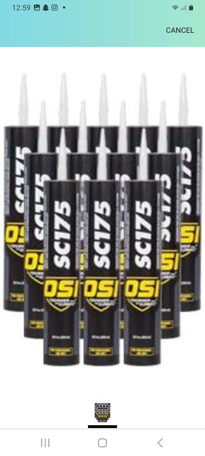 OSI Draft and Acoustical Sound Sealant Flexible Soundproofing Noise Deadening Latex Based Acoustic Caulk 12 Pack of 28 oz. Tubes