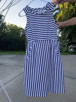 Black stripe dress