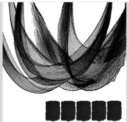 Black Halloween Creepy Cloth Gauze Decoration – New