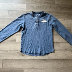 Men’s Hollister Longsleeve Henley Shirt Large 