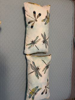 Two decorative pillows