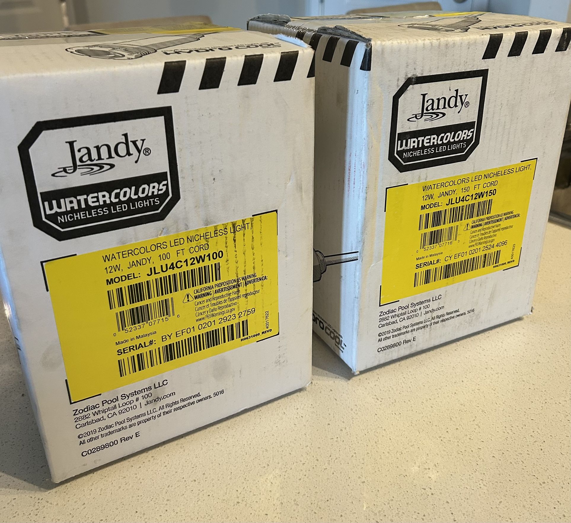 Venta de Luces LED Jandy para Piscina WaterColors (Nuevas y Selladas)